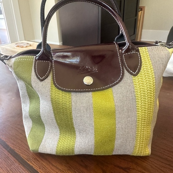 Longchamp - Small Stripped Bag - Picture 1 of 2